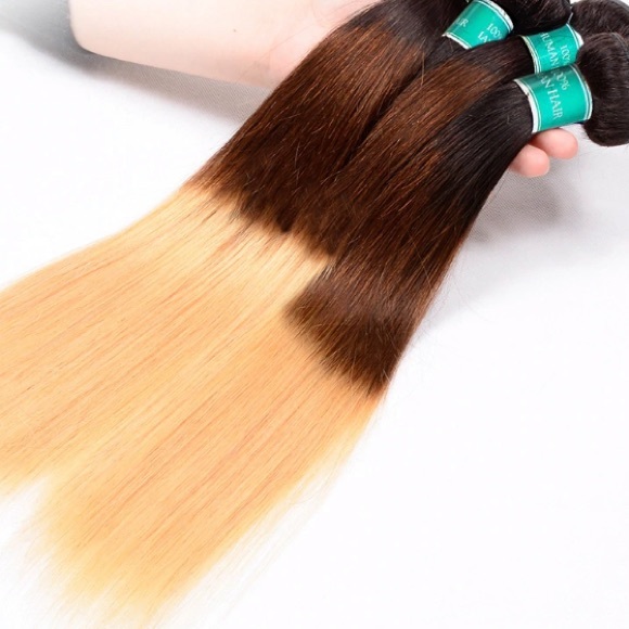 ?3 20” 1B/4/27 OMBRE BUNDLES & 1 18” CLOSURE*NWT display picture 2